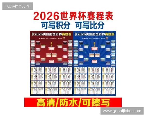 2026年美加墨世界杯赛程表对阵图最新更新，比赛日程和球队对阵全攻略